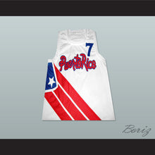 Load image into Gallery viewer, Carlos Arroyo 7 Puerto Rico White Basketball Jersey