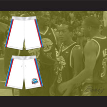 Load image into Gallery viewer, Juwanna Mann Charlotte Beat Away Basketball Shorts with Team Patch