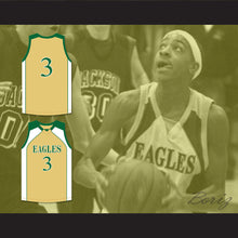 Load image into Gallery viewer, CJ McCollum 3 GlenOak High School Golden Eagles Gold Basketball Jersey 2