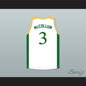 CJ McCollum 3 GlenOak High School White Basketball Jersey 2