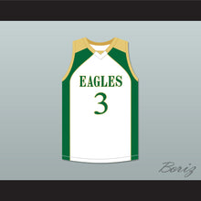 Load image into Gallery viewer, CJ McCollum 3 GlenOak High School Golden Eagles White Basketball Jersey 2