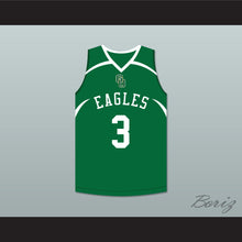Load image into Gallery viewer, CJ McCollum 3 GlenOak High School Golden Eagles Green Basketball Jersey