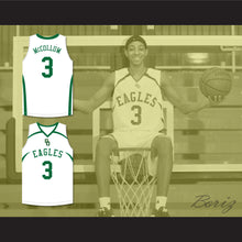 Load image into Gallery viewer, CJ McCollum 3 GlenOak High School White Basketball Jersey