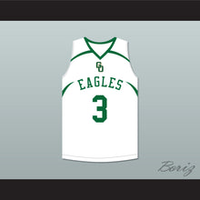 Load image into Gallery viewer, CJ McCollum 3 GlenOak High School Golden Eagles White Basketball Jersey
