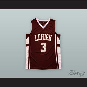 CJ McCollum 3 Lehigh Mountain Hawks Brown Basketball Jersey