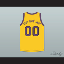 Load image into Gallery viewer, Cole Brown Your Name Here 00 Yellow Basketball Jersey Martin