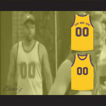 Load image into Gallery viewer, Cole Brown Your Name Here 00 Yellow Basketball Jersey Martin