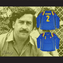 Load image into Gallery viewer, Pablo Escobar 2 Colombia Away Long Sleeve Football Soccer Jersey