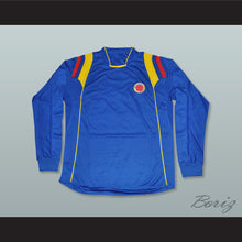 Load image into Gallery viewer, Pablo Escobar 2 Colombia Blue Long Sleeve Football Soccer Jersey