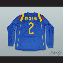Load image into Gallery viewer, Pablo Escobar 2 Colombia Blue Long Sleeve Football Soccer Jersey