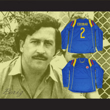 Load image into Gallery viewer, Pablo Escobar 2 Colombia Blue Long Sleeve Football Soccer Jersey