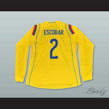 Load image into Gallery viewer, Pablo Escobar 2 Colombia Yellow Long Sleeve Football Soccer Jersey