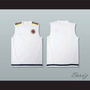 Colombia White Football Soccer Jersey