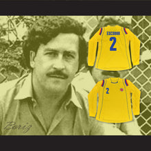 Load image into Gallery viewer, Pablo Escobar 2 Colombia Home Long Sleeve Football Soccer Jersey