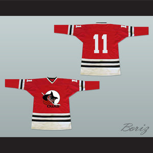 Columbus Owls IHL Red Hockey Jersey