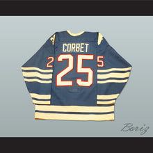 Load image into Gallery viewer, Rene Corbet 25 Cornwall Aces Blue Hockey Jersey