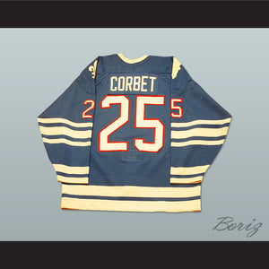 Rene Corbet 25 Cornwall Aces Blue Hockey Jersey