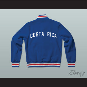 Costa Rica Varsity Letterman Jacket-Style Sweatshirt