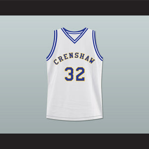 Monica Wright 32 Crenshaw High School White Basketball Jersey Love and Basketball 1