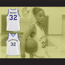 Load image into Gallery viewer, Monica Wright 32 Crenshaw High School White Basketball Jersey Love and Basketball 1