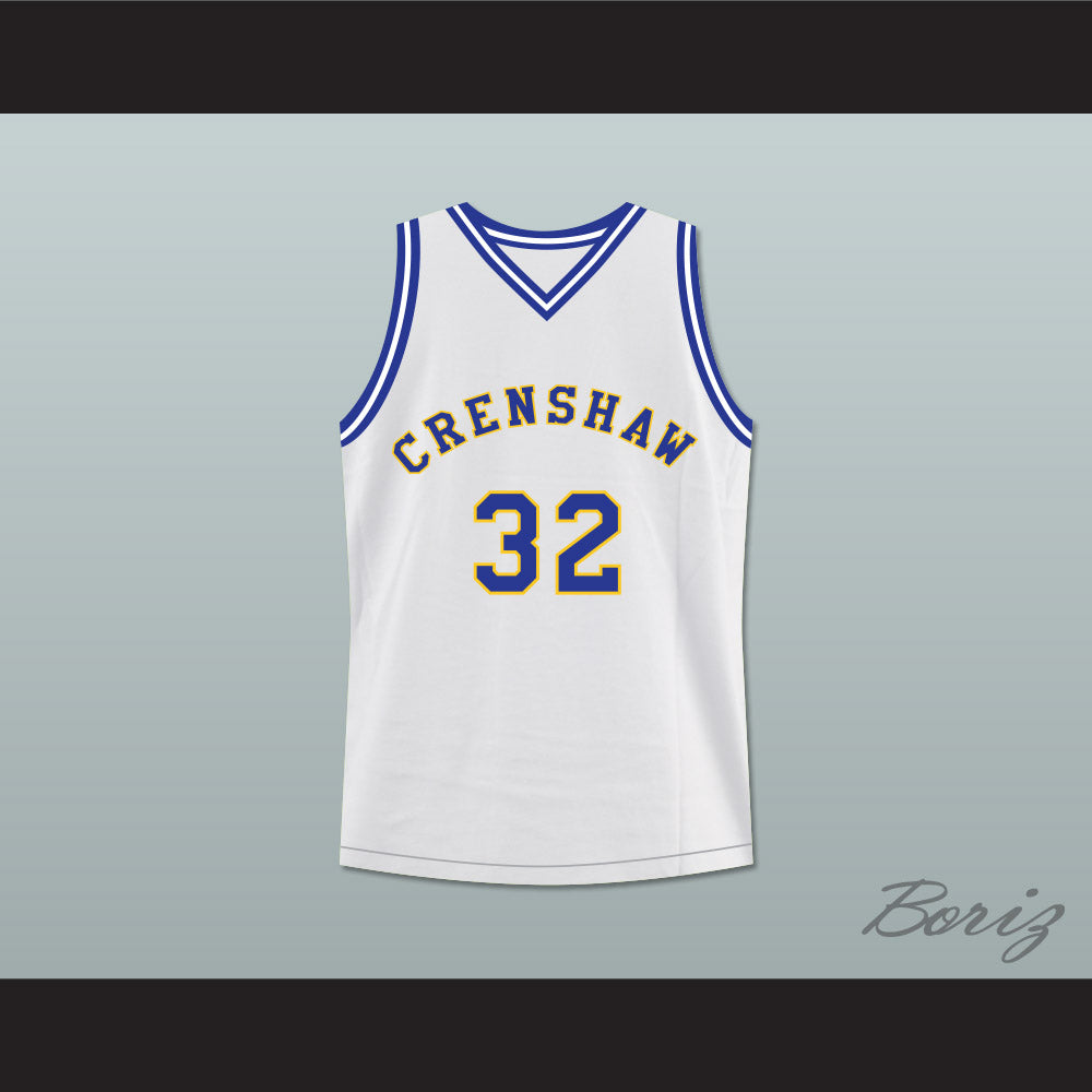 Monica Wright 32 Crenshaw High School White Basketball Jersey Love and Basketball 2