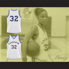 Load image into Gallery viewer, Monica Wright 32 Crenshaw High School White Basketball Jersey Love and Basketball 2