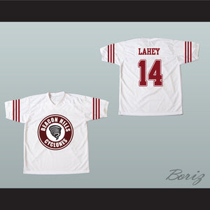 Isaac Lahey 14 Beacon Hills Cyclones White Alternate Lacrosse Jersey