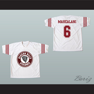 Danny Mahealani 6 Beacon Hills Cyclones White Alternate Lacrosse Jersey