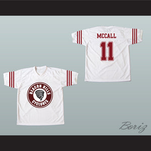 Scott McCall 11 Beacon Hills Cyclones White Alternate Lacrosse Jersey