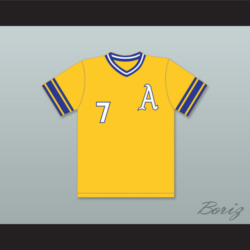 Cal Ripken Jr 7 Aberdeen High School Eagles Yellow Baseball Jersey 1