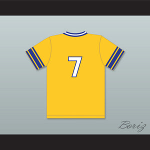 Cal Ripken Jr 7 Aberdeen High School Eagles Yellow Baseball Jersey 1