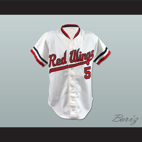 Cal Ripken Jr. 5 Rochester Red Wings White Baseball Jersey