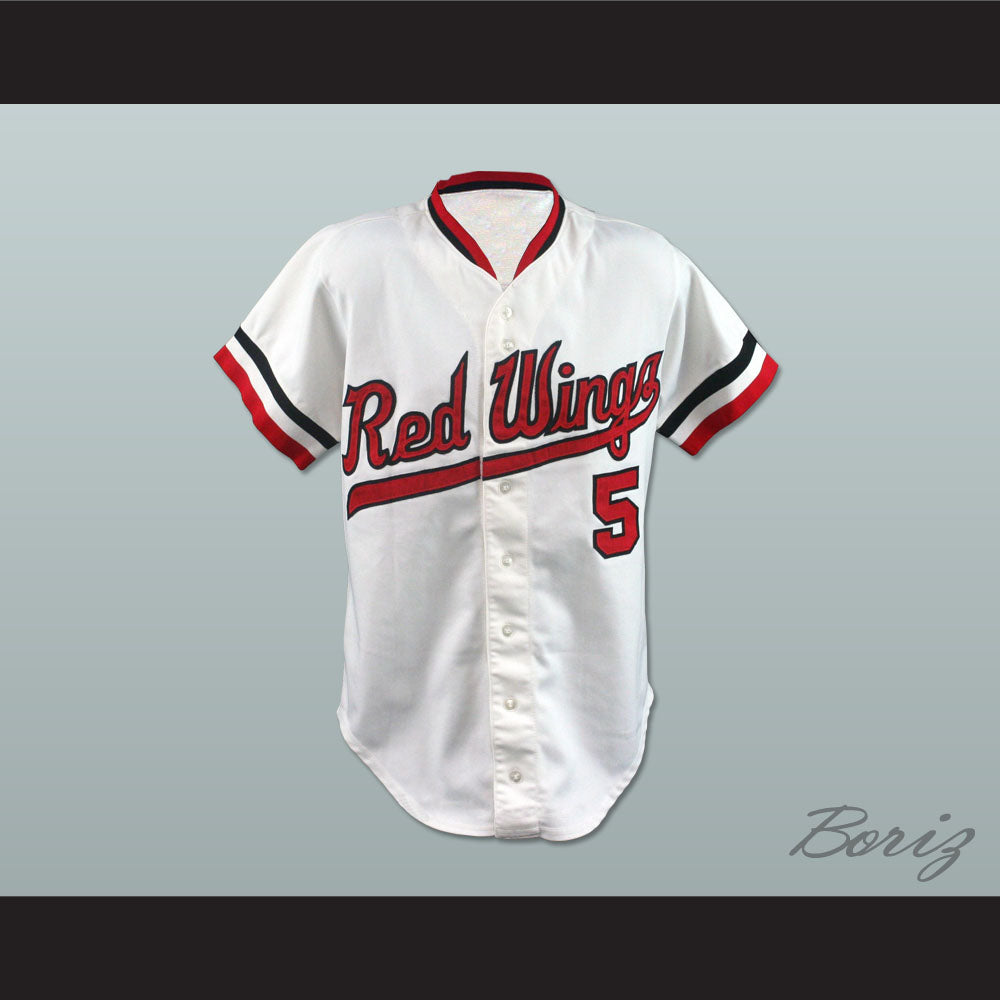 Cal Ripken Jr. 5 Rochester Red Wings White Baseball Jersey