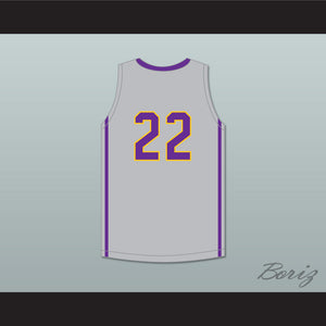 Caleb Houstan 22 Montverde Academy Eagles Gray Basketball Jersey 1