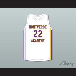Caleb Houstan 22 Montverde Academy Eagles White Basketball Jersey 1