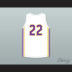 Caleb Houstan 22 Montverde Academy Eagles White Basketball Jersey 1