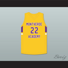 Load image into Gallery viewer, Caleb Houstan 22 Montverde Academy Eagles Yellow Basketball Jersey 2