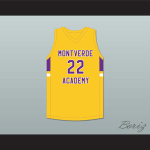 Caleb Houstan 22 Montverde Academy Eagles Yellow Basketball Jersey 2