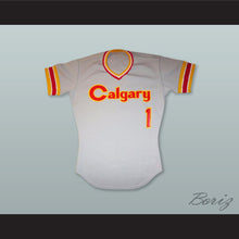 Load image into Gallery viewer, Calgary Cannons 1 Gray Baseball Jersey