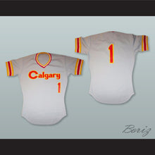 Load image into Gallery viewer, Calgary Cannons 1 Gray Baseball Jersey