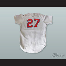 Load image into Gallery viewer, Calgary Cannons 27 Gray Button Down Baseball Jersey