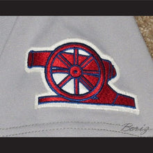 Load image into Gallery viewer, Calgary Cannons 27 Gray Button Down Baseball Jersey