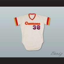 Load image into Gallery viewer, Calgary Cannons 38 White Baseball Jersey