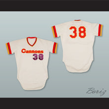 Load image into Gallery viewer, Calgary Cannons 38 White Baseball Jersey