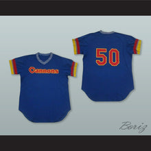 Load image into Gallery viewer, Calgary Cannons 50 Blue Baseball Jersey