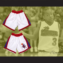 Load image into Gallery viewer, Calvin Cambridge 3 Los Angeles Knights White Basketball Shorts Like Mike