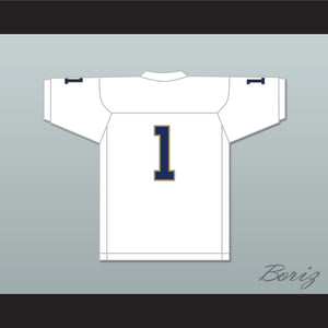 Calvin Jackson 1 Independence Community College Pirates White Football Jersey