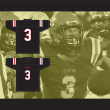 Load image into Gallery viewer, Cam Akers 3 Clinton High School Arrows Black Football Jersey 1