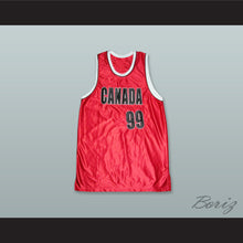 Load image into Gallery viewer, Canada 99 Red Basketball Jersey