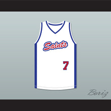 Load image into Gallery viewer, Carl Johnson 7 Los Santos Saints White Basketball Jersey